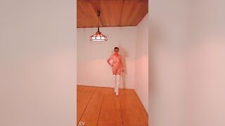 German Whore Prostitute thick curvy MILF Sandra white overknees walk