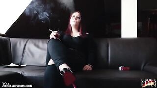 horny sexy German smoking girl - Nicole Trailer