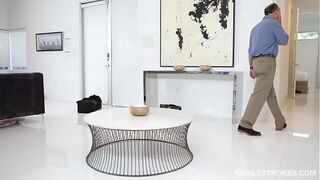 Busty curvy thick Latina hot stepmom fucked by stepson