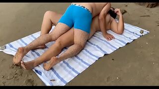 It happened in Brazil, a stepmother asks to be fucked on a nudist beach while others watch her. REAL