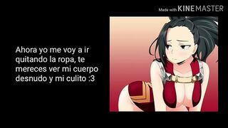 Joi in Spanish - Momo Yaoyorozu