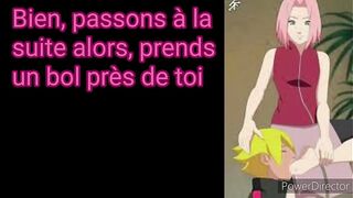 French hentai JOI, Sakura Hard Femdom