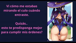 Hentai Femdom JOI - Mona turns you into a slave!