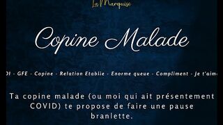 Sick Girlfriend - French audio porn JOI GFE