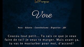 Vore - French audio porn joi giantess