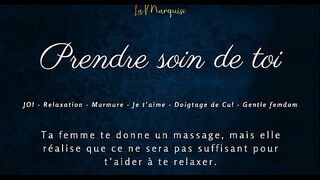 Take care of yourself - JOI blowjob french dirty talk GFE