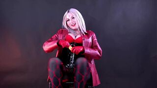 Mistress playing JOI game