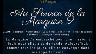 In the Service of the Marquise 2 - French audio porn femdom JOI
