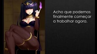 Milking session at Tharja's laboratory (Pt-Br) (Joi Femdom Cei)