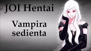 JOI hentai Can you keep up with the vampire?