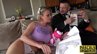 Bdsm hot milf gets plowed and throated