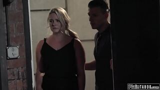 Busty intense stepmom put in shackles by stepson