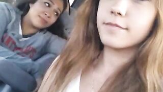 Pretty Big booty latina twerking while cruisin for a bruisin