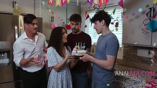 Cute step Mother Gets All Dicks On Ass On Birthday - Liv Revamped, Nade Nasty, Nick Strokes | AnalMa
