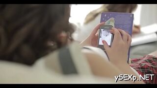 Incredible gangbang action