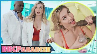 Hot thick MILF Scientist Milks BBC Lab Partner