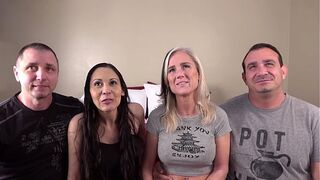 Desperate Amateurs casting hot babes Gia Bunny BabyAnne and Sabrina is this big tit hot gorgeous mature milf hard big cock pounding bbc action