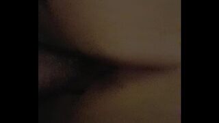 Deep in my curvy milf pussy... doggy style