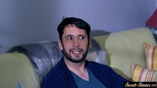 Doggystyled taboo mature sexy MILF gets covered in jizz