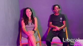 Big-breasted hardcore MILF is about to try her first black cock