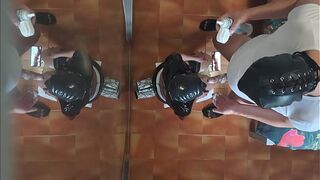 Preview - naughty MILF in sexy clothes, stockings and high heels fucked in the mouth and doggy style with repeated orgasms