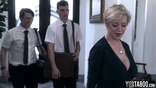 Two big cock college preachers wild 3some with a huge boobs mature gorgeous mature MILF
