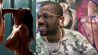 Sloppy Deepthroat Action By A Slutty Big Breast naughty MILF, Tight Bald mature Ebony Pussy Missionary Fucking, Petite Bald Pussy Cowgirl Fucking, Tifa Teasing Her Thicc Fat Tits, AI Generated