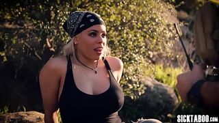 Corrupt policeman banged hot curvy Latina cougar MILF wtih big ass