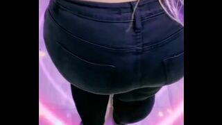 Thick and curvy sensational Latina curvy sexy milf showing off her beautiful super ass