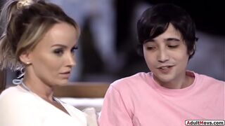 Stepson keeps MILF stepmom going through sex