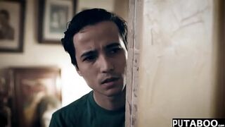 Perv step Son Ricky Spanish Seduces Step Beautiful MILF Christie Stevens To Prove He's Better Than His step Dad