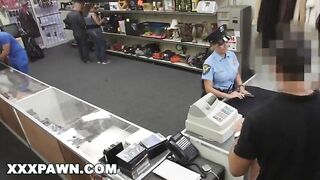 XXX PAWN - Juicy Latin Police Officer No Speaky English, Desperate For Money!