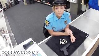 XXX PAWN - Juicy Latin Police Officer No Speaky English, Desperate For Money!