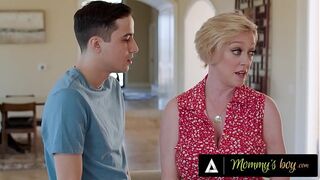 MOMMY'S BOY - Pervert Busty beautiful erotic MILF Dee Williams Lets Her Stepson Hard Fuck Her To Boost His Confidence