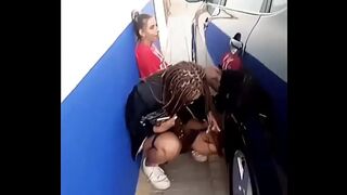 Spanish caught pissing
