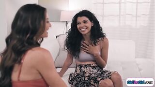 Busty wild milf 3some with bff and roommate