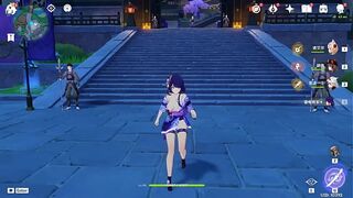 genshin raiden nude yukata mod by Hexi Wang