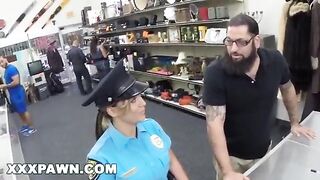 XXX PAWN - Big Booty Latin Police Woman Desperate For Cash Money