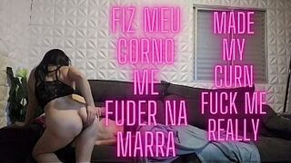 I had to rub my pussy in the insignificant cuckold's face for him to want to fuck me