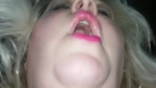 Fat MATURE BBW Chubby Slut has Trembling shivering wiggling Orgasm during Gangbang