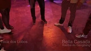 Gangbang with 6 wolves at the sexy Japanese Phoenix Brotherhood.