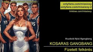 Gangbang with the basketball team - Hungarian ASMR