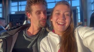 Damiana, naughty Cougar MILF Brazilian in Europe - Washing car without panties EP1