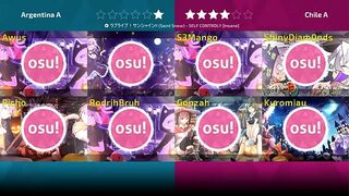 KUROMIAU step SON OF A BITCH AT THE TIME THAT THE FUCKING MOTHER WARNS 5WC SHOWMATCH ARGENTINA A VS CHILE A