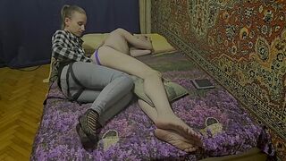 Anastasia Mistress fuck strapon anal sissy Sasha Earth