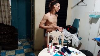 Bien bonito te entra dildo y dilatador: Raba Erre