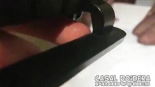 Making Of and Backstage recording from wild brazilian black big ass freaky MILF on her first time at casaldoidera channel fucking really hard and screaming on cocks