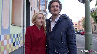 GERMAN SCOUT - ROUGH ANAL FOR SKINNY hot cougar MILF AT STREET CASTING