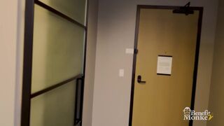 BENEFIT MONKEY: Mature Rachael Cavalli masturbates, can't resist the urge and fucks the cameraman