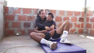 QUE RICO FOLLAR AL AIRE LIBRE CON MI NOVIO LUEGO DE QUE HICIERA EJERCICIO-highlight.